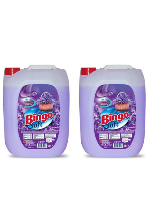 Soft Lavanta Rüzgarı Çamaşır Yumuşatıcısı 5 Litre 2 Li