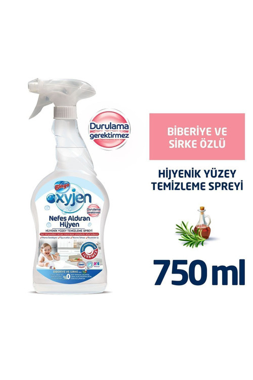 Oxyjen Hijyenik Yüzey Temizleme Spreyi 750 ml
