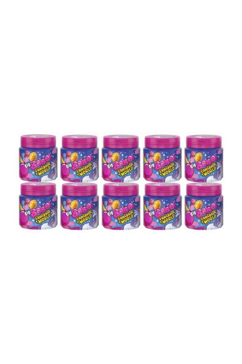 Fantastic World Çilek, Muz Ve Yaban Mersini Aromalı Sakız 90 gr X 10 Adet