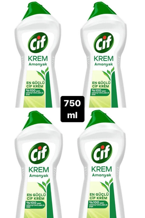 Krem Amonyaklı 750 ml 4'lü