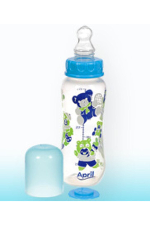 Biberon 225 ml Damaklı Emzik 0-6 Ay Kod T 106 Mavi Renk