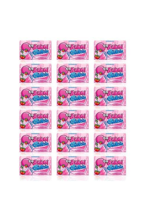 Shakies Çilek Aromalı Sakız 26 gr X 18 Adet
