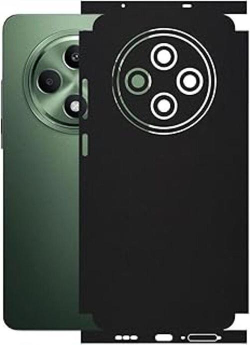 Oppo ile uyumlu Reno 11FS Mat Siyah Arka Kaplama