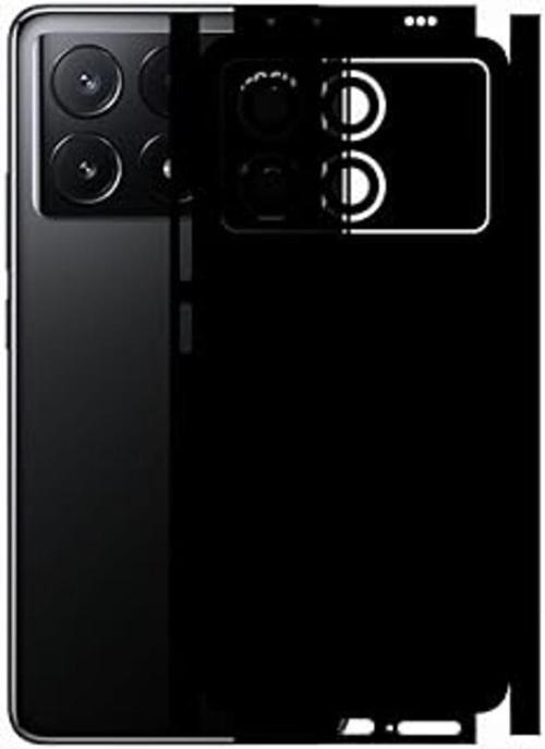 Poco X6 Pro Mat Siyah Arka Kaplama