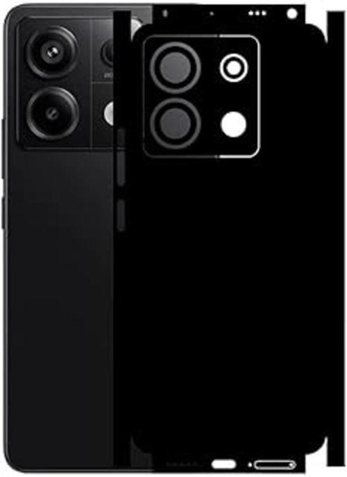 Redmi Note 13 Pro 5G ile Uyumlu Mat Siyah Arka Kaplama