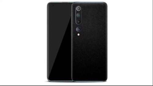 ECR Xiaomi Mi 10 Mat Siyah Arka Kaplama
