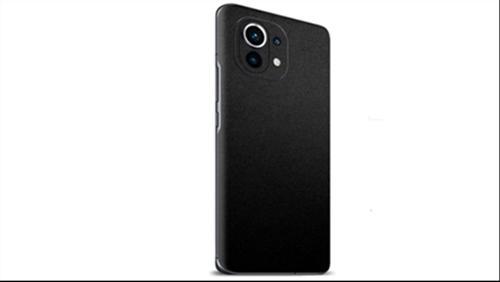 ECR Xiaomi Mi 11 Lite Mat Siyah Arka Kaplama