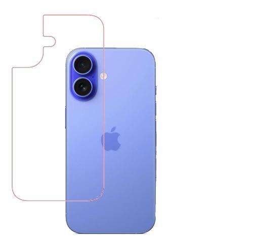 Iphone 16 Plus Uyumlu MAT Arka Esnek Nano Koruyucu