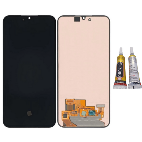 TE Samsung A34 5G A346F Uyumlu Lcd Ekran Siyah + B7000