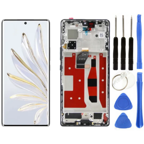 TE Huawei Honor 70 Uyumlu Çıtalı Servis Lcd Ekran Dokunmatik + Tamir Seti