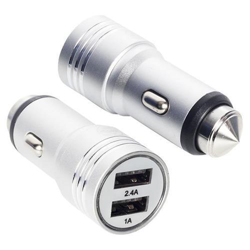 X-633 Çift Usb'li 3.1 Amper Metal Çakmaklık Araç Şarj Cihazı