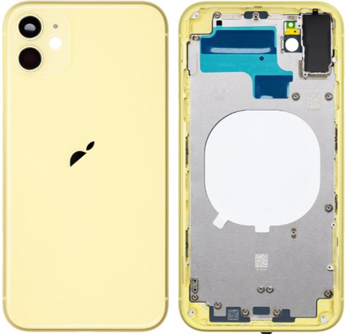  iPhone 11 Uyumlu Boş Kasa Sarı
