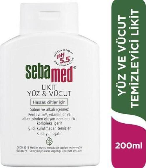 Likit Yüz & Vücut Temizleyici 200 Ml