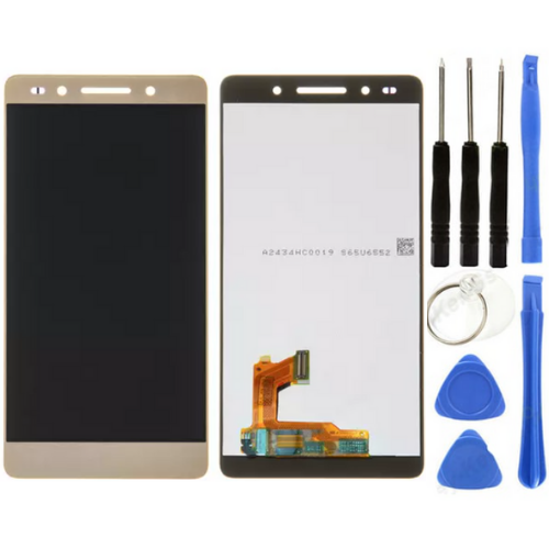 TE Huawei Honor 7 Uyumlu Oled Lcd Ekran Dokunmatik Gold + Tamir Seti