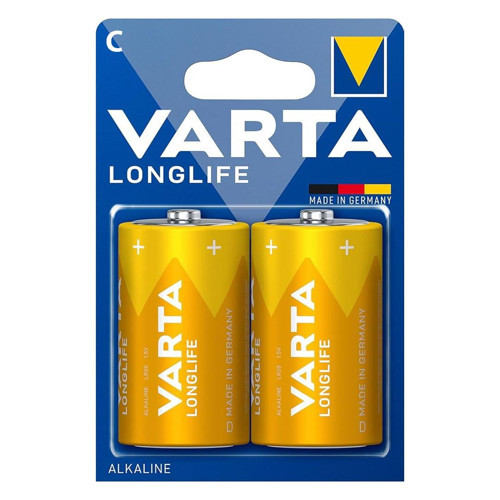 Longlife Power Alkalin Orta Boy C Pil (2'li Paket)