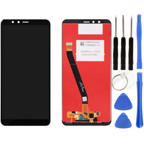 TE Huawei Y9 2018 Uyumlu HK Lcd Ekran Dokunmatik Siyah+ Tamir Seti