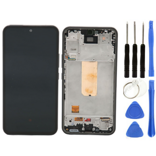 TE Samsung A54 5G A546F Uyumlu A Kalite Çıtalı Lcd Ekran Siyah