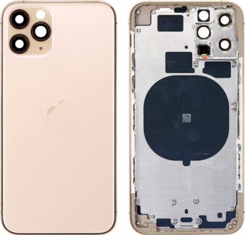  iPhone 11 Pro Max Uyumlu Boş Kasa Gold 