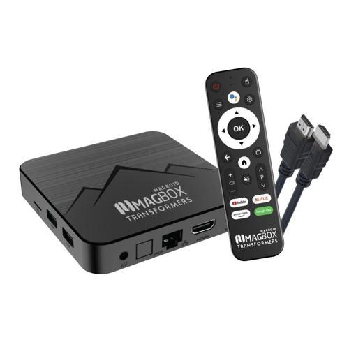 Magroid Transformers 32 GB HDD 4 GB Ram Bluetooth 5G Wifi Ses Komut Kumandalı Android TV Box
