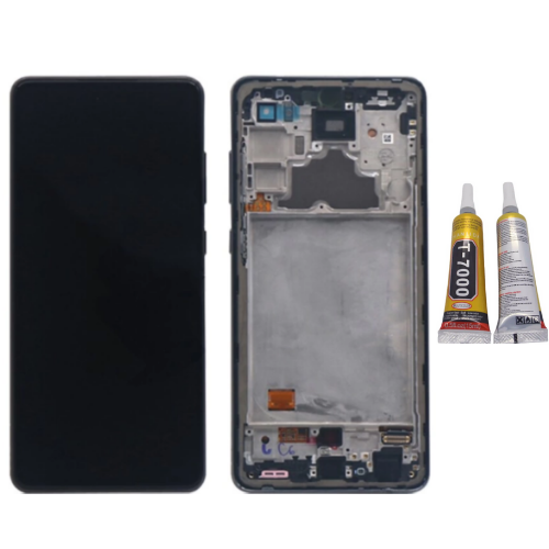 TE Samsung A72 4G A725F Uyumlu Çıtalı Lcd Ekran Dokunmatik