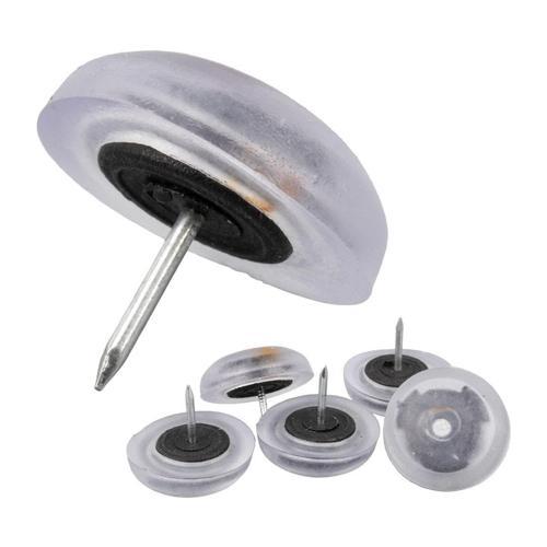 Pvc Plastik Kauçuk Mobilya Koruyucu Ped Gümüş Rengi