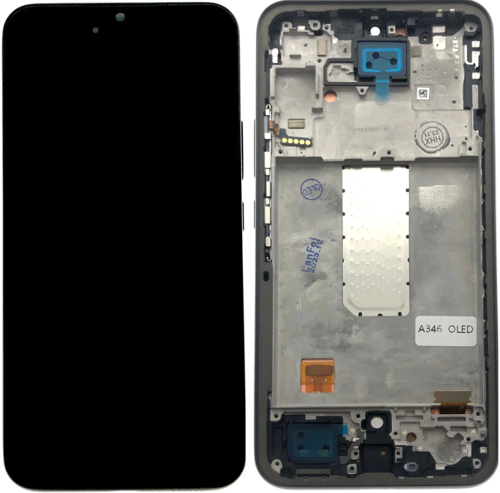 TE Samsung A34 5G A346F Uyumlu Çıtalı Lcd Ekran Dokunmatik Siyah