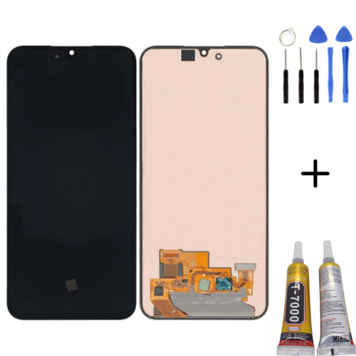 TE Samsung A34 5G A346F Uyumlu Lcd Ekran Siyah + Montaj Kiti