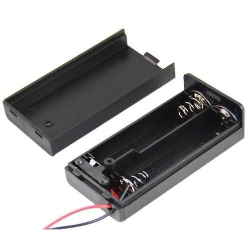 2'li AA Kapaklı Switch'li Pil Yuvası (IC-233C