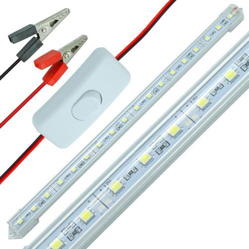 PM-11057 30 CM Akü Maşalı 12 Volt - 5 Watt T8 Led Bar Ampul