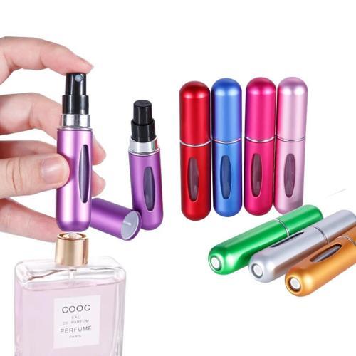SN-14515 Pratik Doldurulabilir Mini Cep Parfüm Şişesi Alüminyum (5ML)