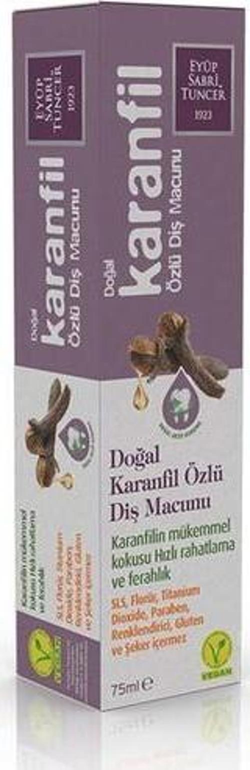 Doğal Karanfil Özlü Diş Macunu 75Ml