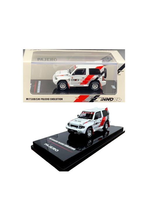 64 Mitsubishi Pajero Evolution Ralliart White