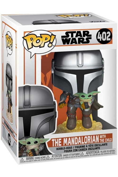 Pop! Mandalorian & Grogu Figür – Yıldız Savaşları 402 Jackpack İle Birlikte