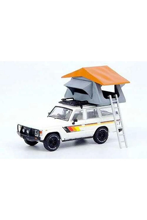 1:64 Toyota Land Cruıser Fj60 Car Camping Diorama With Figures