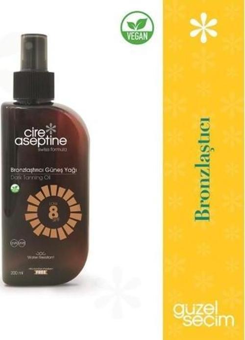 Bronzlaştırıcı Güneş Yağı Spf8 200 Ml