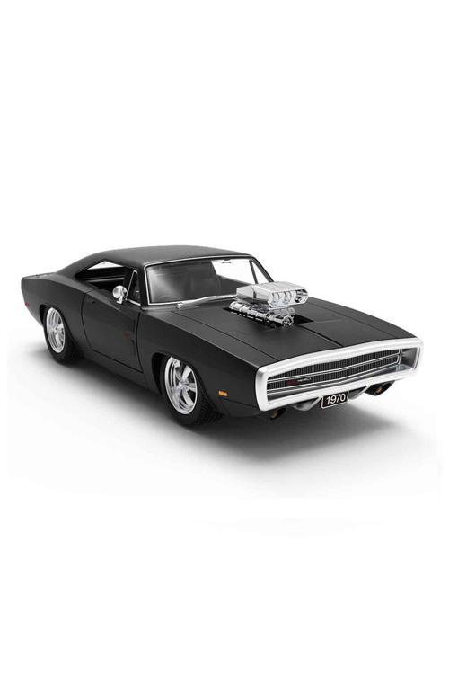 1:16 1970 Dodge Charger R/T Sesli Ve Işıklı Uzaktan Kumandalı Araba Siyah
