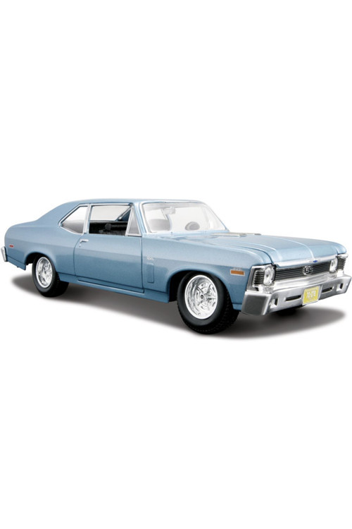 1/24 1970 Chevrolet Nova Ss Model Araba Mavi