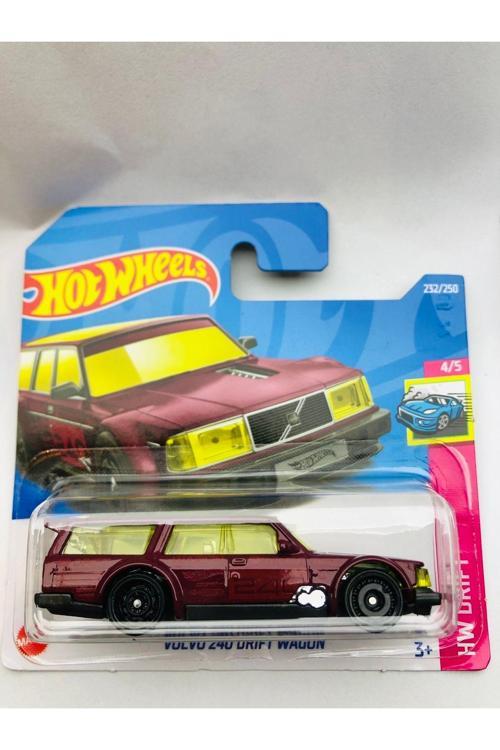 2022 Yeni - New Volvo 240 Drift Wagon 1:64 Ölçek Hotwheels Marka 4/5