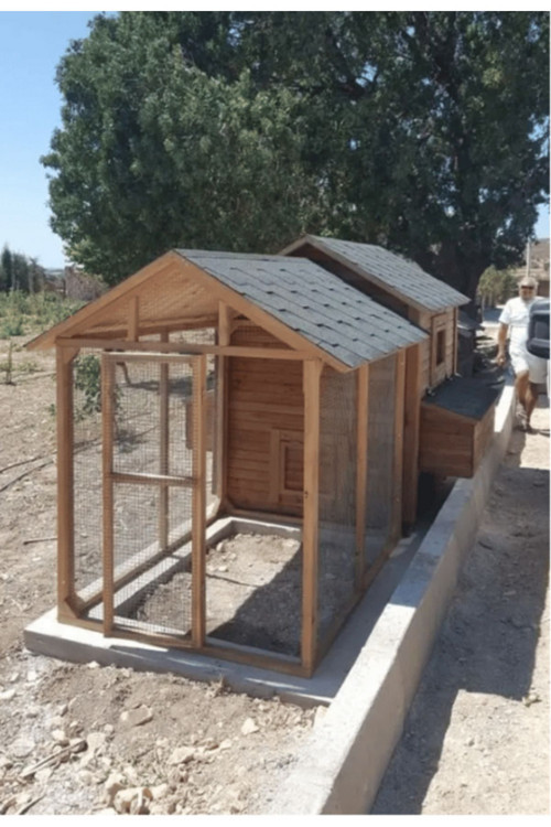 Ahşap Tavuk Kümesi 40 Tavuk Kapasiteli