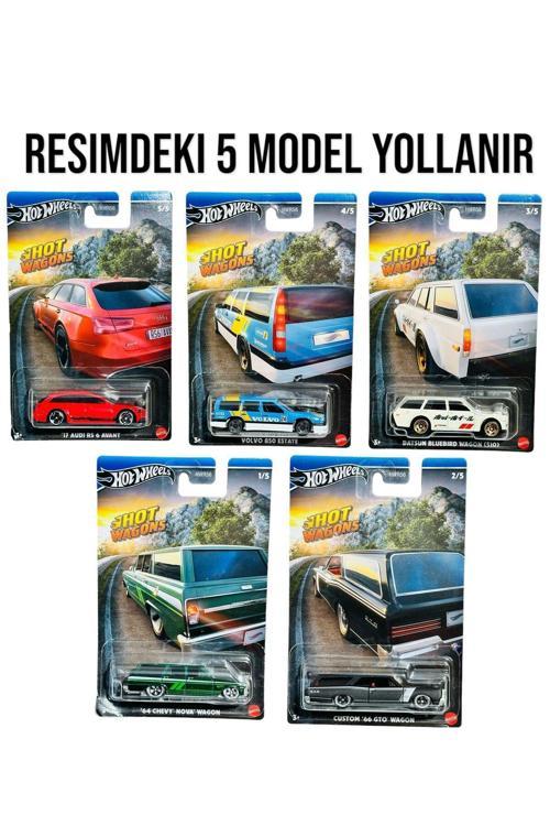 2024 Hot Wagons 5 Model Birlikte Koleksiyon