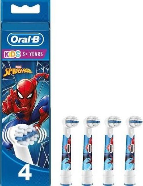 Spiderman Çocuklar İçin 4'Lü Diş Fırçası Yedek Başlığı Eb10