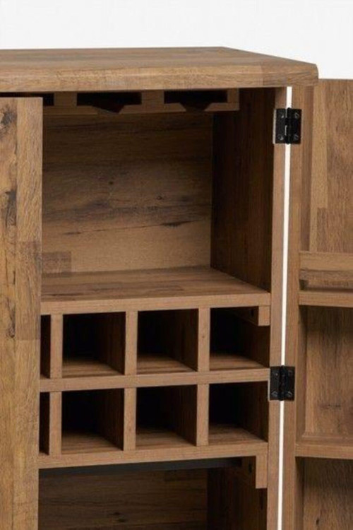 Woodteks Ahşap Şaraplık - Içki Dolabı - Çok Amaçlı Erzak Dolabı