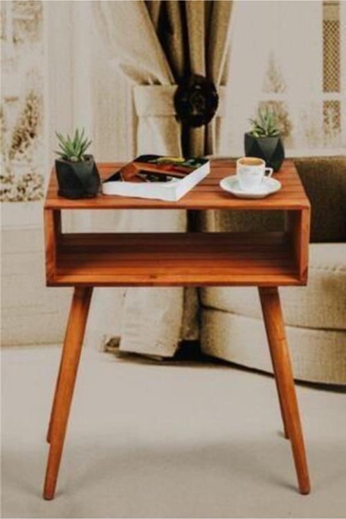 Ahşap Komodin Ve Şifonyer & Retro Raf Kayın Ağacı,