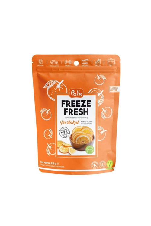 Pols Freeze Fresh Dried Portakal 20 gr