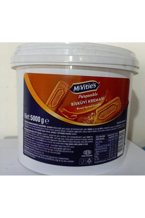 bisküvi kreması parçacıklı biscuit spread crunchy 5 kg