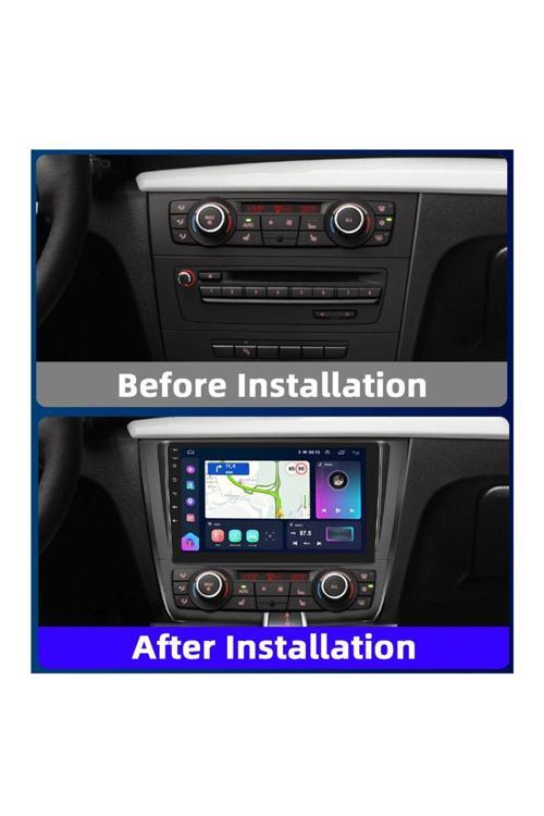 Bmw 1 Serisi 2004-2011 Dijital Klima Uyumlu 9 İnç Android 4-64 Gb Multimedya