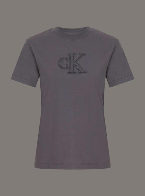 CK Jeans CK APPLIQUE REGULAR TEE Kadın  T-shirt J20J225256-AEA