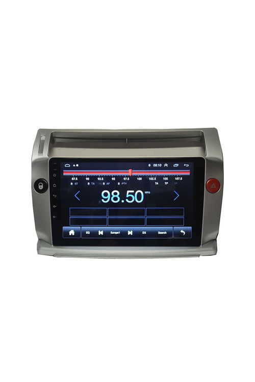 Citroen C4 2005-2011 Uyumlu 4-64 Gb 9 İnç Gri Çerçeveli Multimedya