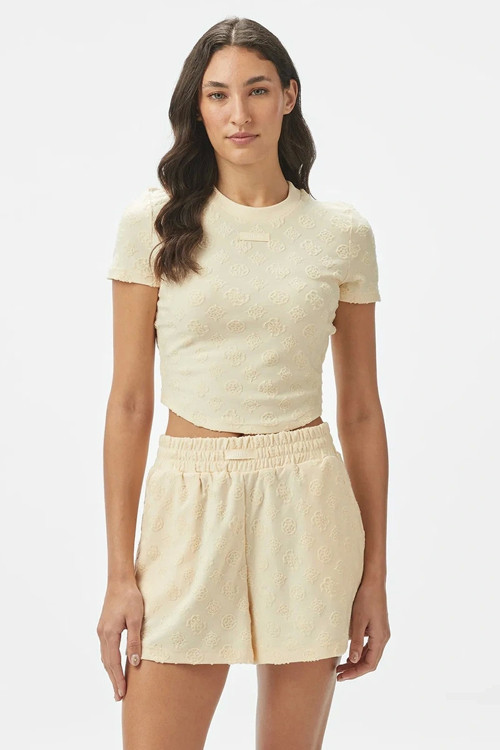 PEONY JACQUARD KNIT TOP Kadın Çok Renkli T-shirt V5GP21KCT02-F27G