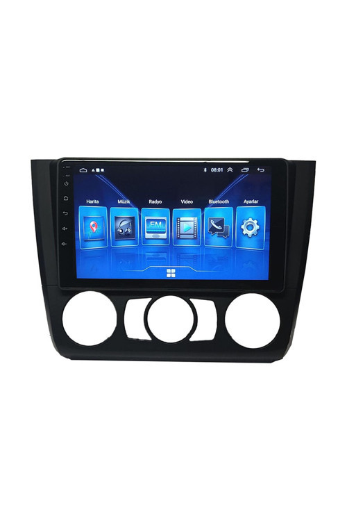Bmw 1 Serisi 2004-2011 Manuel Klima Uyumlu 9 İnç Android 4-64 Gb Multimedya